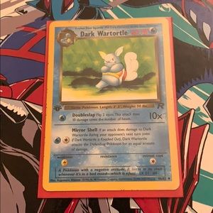 1st edition Team Rocket Dark Wartortle